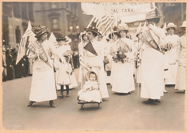 New York City Suffragist Parade. May 4, 1912. American Press Association.